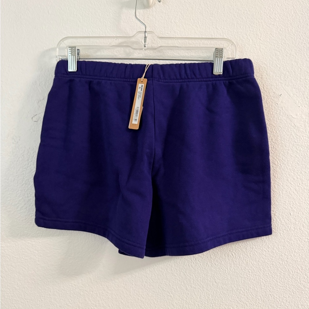Skims Cotton Fleece Classic Short in Purple Concord BO-SHO-4498 Size Large - Picture 3 of 3